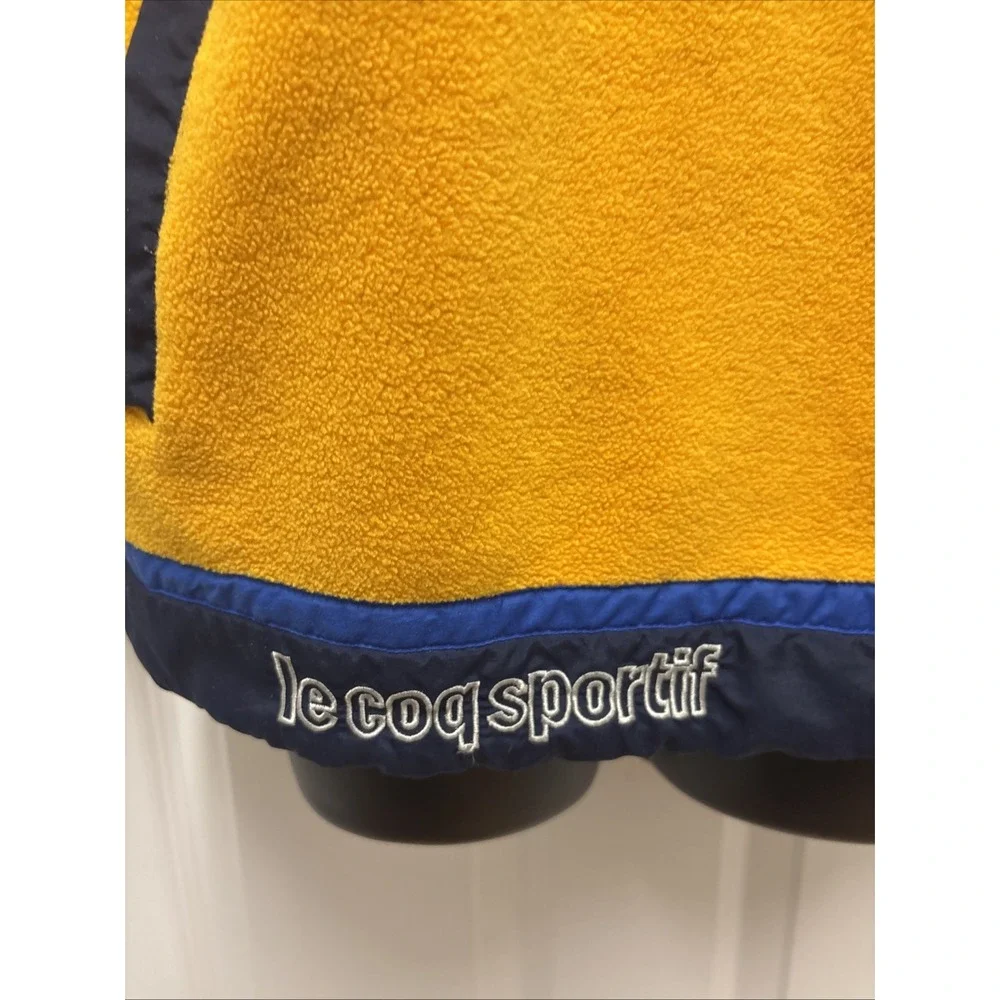 Le Coq Sportif Vintage Multicolour Half Zip Fleece - Size Youth‎ 14